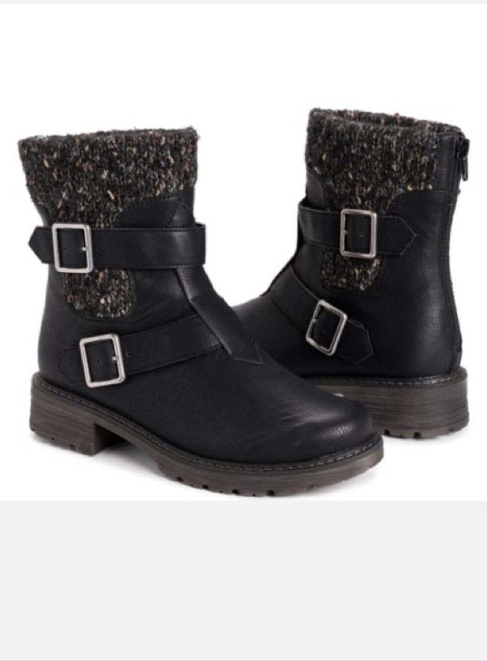 Lukees By Muk Luks Sweater Boots NWT